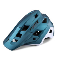 Casque de VTT double sport personnalisé OEM Batfox Factory, conforme aux normes CPSC/EN1078/CE/UKCA, réglable, PC+EPS léger, visière pour adulte