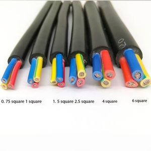 Jue Homg varie dimensioni rame RVV cavo di alimentazione elettrica per installazioni 2x0.75MM 4x2.5MM 3x0, 75 mm2 4x1, 5 mm2 - Product Image 4