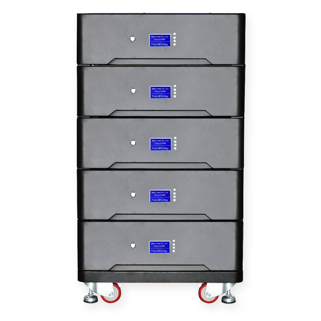 Server Rack Battery 5Kwh 10Kwh Modular Solar Energy Storage LiFePO4 Lithium Battery Portable Power Banks & Power Station