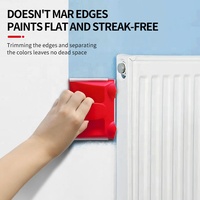 Outil de peinture DIY pour les murs, tampon de peinture, coupe-bordure avec poignée, brosse à peinture multifonctionnelle pour les coins du plafond