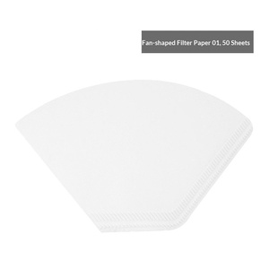 <span class=keywords><strong>Filtre</strong></span> à café en papier pour cafetière américaine, modèle japonais original en forme d'éventail pour café moulu - Product Image 3