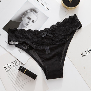 Culotte en dentelle pour femmes, slip en dentelle, <span class=keywords><strong>Sexy</strong></span>, nouvelle mode, maille douce, sous-vêtements féminins, motif Floral, culotte - Product Image 6