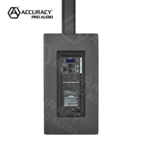 Accuracy Pro Audio AC22G, Nuevo Diseño Modular Único, Subwoofer de 2*10'', RMS 800W, Sistema de PA Profesional, Altavoces Activos de Columna para Piso