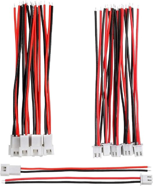 Mini Micro JST 2.54 XH 2-Pin Connector Plug Wires Cables 2 3 4 5 6 PIN CONNECTOR 26AWG 150MM 8 Pin 4P 2A DC Type for PCB FPC