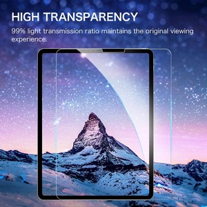 Protection d'écran en gros pour <span class=keywords><strong>iPad</strong></span> <span class=keywords><strong>Pro</strong></span> 12.9 <span class=keywords><strong>Pro</strong></span> 13 Air 13 pouces, verre trempé, installation facile, sans bulles, film transparent HD - Product Image 2