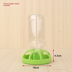 Mangeoire cylindrique anti-éclaboussures grande capacité pour <span class=keywords><strong>oiseaux</strong></span> bébés et jeunes perroquets, double usage nourriture/eau, pour petits <span class=keywords><strong>oiseaux</strong></span> et animaux de compagnie - Product Image 4