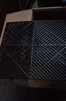 Fabrik-Großhandel Rutschfeste DIY-Garagenbodenfliesen aus PVC/PP-Vinyl mit Glatter Oberfläche für Innenbereich, Villa und Werkstatt, Klicksystem mit Grafikdesign