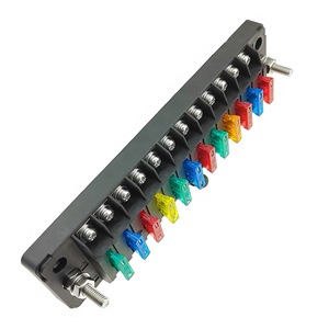 Vtron 12-Way Automotive <b>Fuse</b> Box <b>100A</b> ABS Shell Car Electrical Protection With Independent Positive And Negative Terminals - Product Image 3