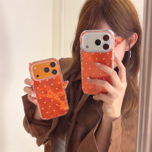 Tối Giản Đầy Đủ Màn Hình Trái Tim Polka Dot Cho iPhone 17 Đối Với Apple 16 <span class=keywords><strong>Pro</strong></span> Max/15/14 Chống Sốc Trường Hợp Điện Thoại - Product Image 1