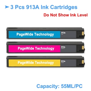 Kits de cartouches d'encre Supercolor 913A pour imprimantes HP 377dw 452dw 452dn 477dw 477dn 552dw 577dw 577dz, complets avec encre pigmentée - Product Image 5