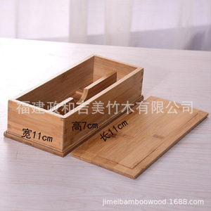 Porta Palillos de Bambú Redondo de Color Natural para Restaurantes al por Mayor - Product Image 5