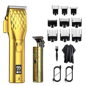 Tondeuse à cheveux professionnelle haut de gamme pour hommes, avec corps en métal coloré, nouvelle tondeuse à cheveux, affichage numérique LED - Product Image 6