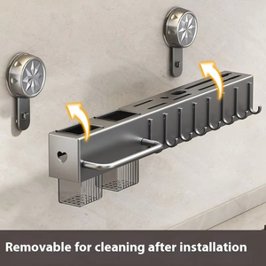 Estante de Almacenamiento de <span class=keywords><strong>Metal</strong></span> para Equipo de Cocina, Soporte Magnético para Cuchillos, Organizador de Accesorios de Cocina para Pared - Product Image 3