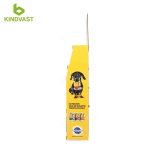 Estante de exhibición de cartón promocional personalizado creativo para exhibición de comida de perro - Product Image 5