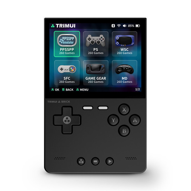 TRIMUI BRICK Handheld Game Console 3.2 Inch IPS Screen Mini Classic Portable Retro PSP PS1 Multiple Simulator Games Console