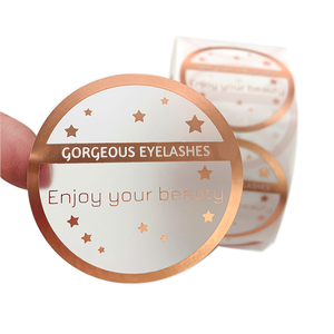 Etiquetas Autoadhesivas Personalizadas para Viales, Rollo Cuadrado, Impresión en Vinilo para Baño y Cosméticos, Etiqueta de Embalaje Impermeable - Product Image 3