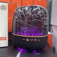 Haut-parleur Bluetooth L99 Transparent Liuli avec Subwoofer Basses Puissantes, Audio Portable Sans Fil pour la Maison, le Bureau et l'Extérieur