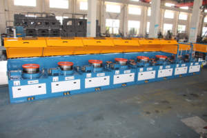 Hoàn toàn tự động 550 ròng rọc thép thanh đồng PLC + Màn hình cảm ứng thô vẽ bể nước dây vẽ máy - Product Image 2