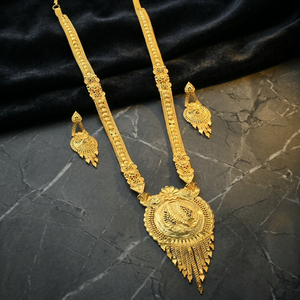 Wholesale 14K 18K 24K Micro Gold Plated Fashion Jewelry Set, Brass Micro Forming <b>Long</b> <b>Necklaces</b>, Traditional Design Jewelry Set. - Product Image 3