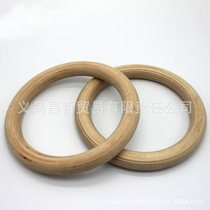 Anneaux de gymnastique en bois Yiwu 28 mm réglables pour adultes et enfants, équipement de fitness à domicile, unisexe - Product Image 3