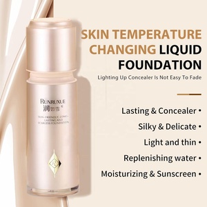 Fond de Teint Liquide Couvrant SPF Éclatant et Imperméable, Hydratant Teinté, Hydratant Préparateur de Teint, Poudre Fixatrice Matifiante, Crème <span class=keywords><strong>BB</strong></span> - Product Image 4