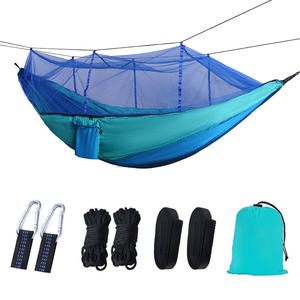Hamac en nylon <span class=keywords><strong>parachute</strong></span> résistant aux déchirures avec moustiquaire, logo personnalisé, pour la randonnée en plein air - Product Image 1