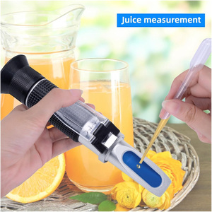 Réfractomètre portable J&R pour l'analyse du <span class=keywords><strong>Brix</strong></span> du sucre, 0-32 %, ATC, pour la douceur des jus et des fruits - Product Image 1
