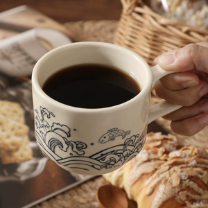 High Quality Wholesale Custom Ceramic Coffee Mug Nordic Style Business Gifts Food Safe Custom Logo Design - Product Image 4