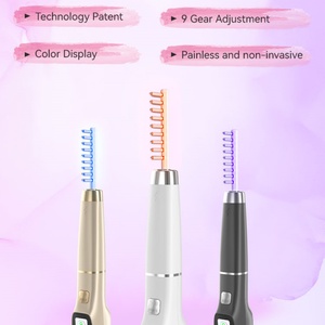 Appareil de soin du visage portable haute fréquence 5 en 1 de style classique, rechargeable, avec écran LCD intelligent - Product Image 2