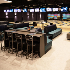 Juego de Muebles de Cuero Personalizados para Salón de Bolos, Estilo Moderno y Lujoso, Asientos Tipo Cabina en Forma de Y/T, Sofá para Bolos - Product Image 2