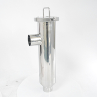 Filtro de tipo ángulo sujeto SS304 de acero inoxidable sanitario para equipos de fluidos de grado alimenticio