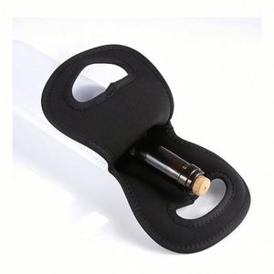 Sac isotherme double compartiment en néoprène pour le transport de vin, avec poignée de transport sécurisée - Product Image 4