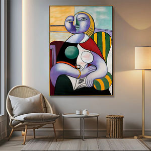 Décoration d'intérieur, ligne d'expression, figure, art mural classique, reproduction, peinture à la main, célèbre peinture de <span class=keywords><strong>Picasso</strong></span> - Product Image 4