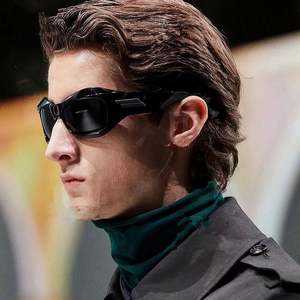 Vente en gros de lunettes de soleil sport pour femmes, tendance 2022, style œil de chat, UV400, lunettes Y2K Cyberpunk pour hommes et femmes - Product Image 2