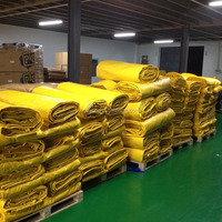 Couverture de camion enduite de PVC de prix usine rouleaux de bâche en nylon de toile de camion ignifuge imperméable