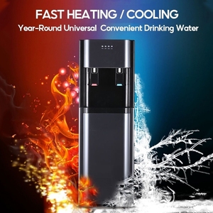 Distributeur d'eau chaude et froide sur pied en plastique grande capacité, chargement par le bas, facile à nettoyer, électrique, pour usage domestique et hôtelier - Product Image 4