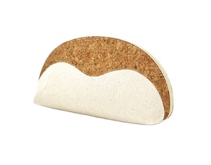 Trousse de Toilette de Voyage en Liège, Organisateur de Maquillage Écologique, Pochette Zippée Personnalisable, Sac Cosmétique en Toile de Coton, Sac Cosmétique en Liège - Product Image 1