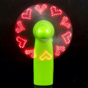 พัดลมมินิ LED แสดงข้อความแบบพกพา สีสันเจ็ดสี สำหรับโปรโมชั่น ของขวัญส่งเสริมการขายแบบพกพา - Product Image 2