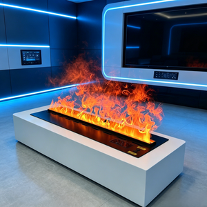 Chimeneas Eléctricas de Alta Gama con Llama de Vapor de Agua Realista, Funcionamiento Silencioso, Estufa Elegante para Decoración del Hogar, para Uso en Hogares y Hoteles - Product Image 2