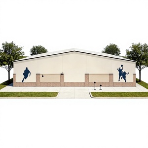 Structure en acier professionnelle à construction rapide pour arène sportive intérieure, surface galvanisée, résistante aux charges de neige, durée de vie de 50 ans, ISO9001 - Product Image 1