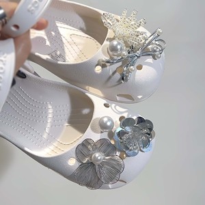 Nouveaux Charms Croc pour Chaussures de Ballet, Boucles Décoratives Robustes Perlées de Perles Exquises, Clips pour Chaussures Style Coréen Dongdaemun - Product Image 1
