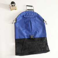 Sac de récupération en filet avec poignée en acier inoxydable 316, sac de collecte sous-marin pour la plongée et les sports nautiques