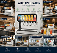 Distributeur de jus de fruits pétillants 220 V 720 W, machine commerciale de fabrication de jus gazeux, vente en gros d'usine