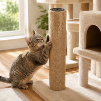 Colonne de remplacement pour arbre à chat, griffoir remplaçable, insert fileté M8, poteau en papier, tailles 6.1-8.8cm