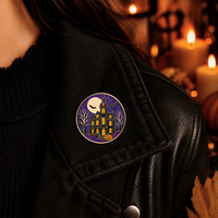 Nouvel Arrivage : Broches en émail en métal, motifs Château Rond, Maison, Dessin Animé, pour la décoration de chapeaux et comme épingles de revers pour Halloween, avec LOGO personnalisé, vente en gros