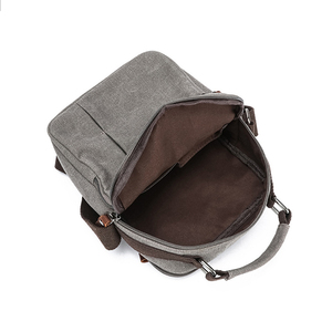Bolsa Cruzada de Lona para Hombre al por Mayor, Bolsa de Hombro de Lona Resistente para Estudiantes, Bolsa de Lona con Múltiples Bolsillos, a la Moda para Hombres y Mujeres - Product Image 6