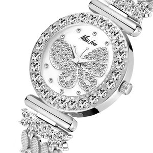 Montres pour femmes Butterfly Gold Miss Fox 2030, montre pour fille avec diamants, montre-bracelet étanche, bracelet cœur offert en cadeau, montres mécaniques - Product Image 3
