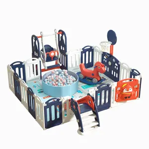 Imbaby-parc pour bébé, filles, tapis de jeu pliable, sécurité, avec porte, standard européen