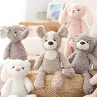 Weiche Kuscheltiere Plüsch Netter Teddybär/Hund/Schwein/Kaninchen Spielzeug für Kinder Jungen Mädchen, als Geschenk für Geburtstag/Weihnachten/Valenti