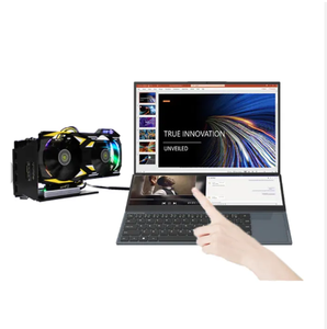 Portátil i7 de doble pantalla nuevo ordenador con pantalla táctil de 16 + 14 pulgadas <span class=keywords><strong>Intel</strong></span> WIN 11 <span class=keywords><strong>Core</strong></span> i7 <span class=keywords><strong>10750H</strong></span> 32 2TB SSD portátil ultradelgado para juegos - Product Image 3